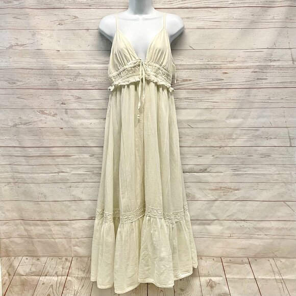 Spell & the Gypsy Collective Magnolia Soiree Dress in Antique White - Picture 2 of 12